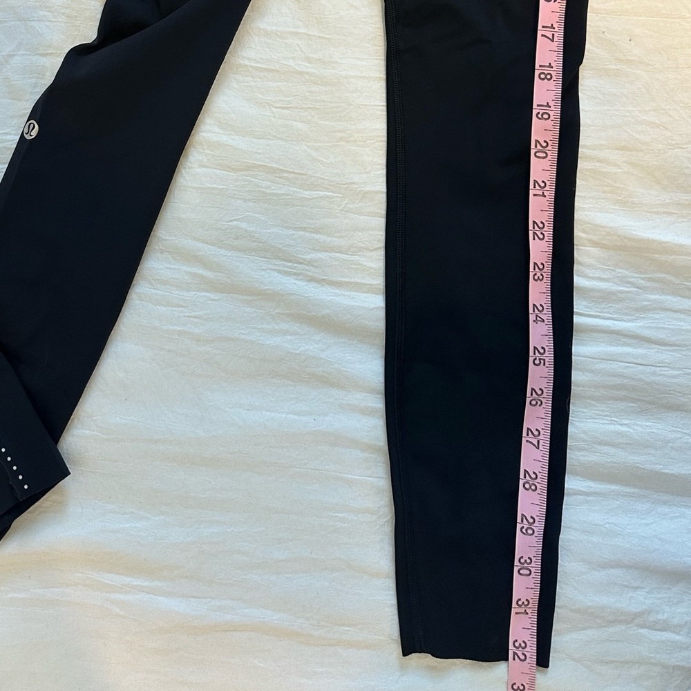 Lululemon Black Leggings with Logo and Stud Detail - Picture 4 of 6